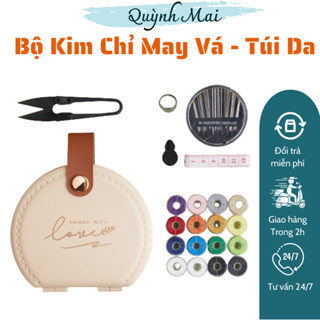 Bộ Kim Chỉ May Vá Đa Năng Cao Cấp - Hộp Kim Chỉ Và Dụng Cụ May Vá Gấp Gọn Sang Trọng