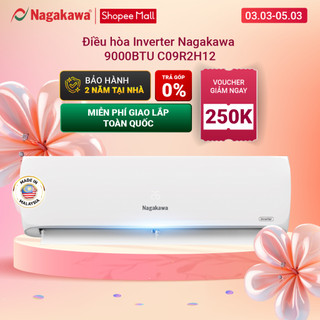 Máy Lạnh Điều Hòa 1 Chiều 1HP NAGAKAWA NIS-C09R2H12 9000BTU Tiết Kiệm Điện Làm Lạnh Nhanh Bảo Hành 2 Năm Linh Kiện