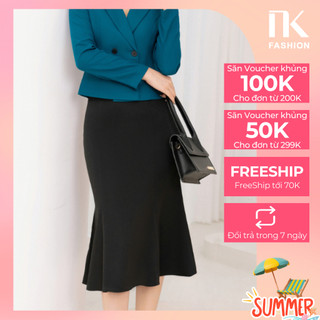 Chân Váy Đuôi Cá NK FASHION Kiểu Dáng Basic Tôn Dáng Thanh Lịch Chất Vải Nhập Hàn Không Nhăn Xù UKCV2302007