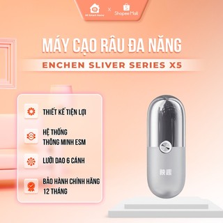 Máy Cạo Râu Mini Đa Năng Sliver Series Enchen X5 Nhỏ Gọn, Tiện Lợi