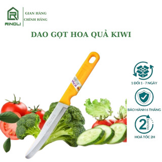 Dao thái lan cán vàng kiwi 511 đầu nhọn , dao thái cán vàng đầu bầu siêu sắc bén gọt trái cây, rau củ tiện lợi-RINOLI