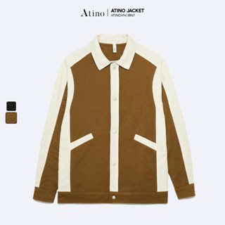 Áo Khoác Jacket Nỉ Nam 2 Lớp Lót Gió ATINO Hàn Quốc Phong Cách Trẻ Trung Chuẩn Form AK2.8967