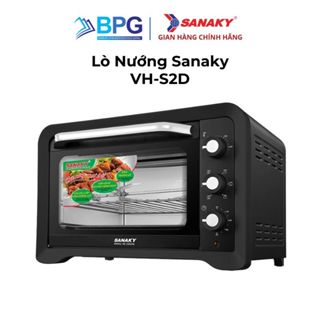 Lò nướng điện Sanaky 25 lít, 30 lít, 35 lít, 50 lít, 80 lít, 120 Lít đa chế độ, hẹn giờ, nướng bánh
