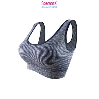 Áo bra thể thao nữ Speranza, vải mềm mại, co dãn, thấm hút mồ hôi, Chị em 45-60kg mặc vừa
