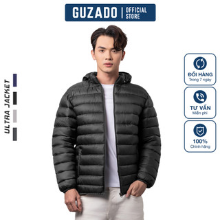 Áo Khoác Phao Nam Guzado(Có Mũ) Trần Bông Siêu Nhẹ,Cản Gió, Giữ Ấm Cực Tốt GAP01