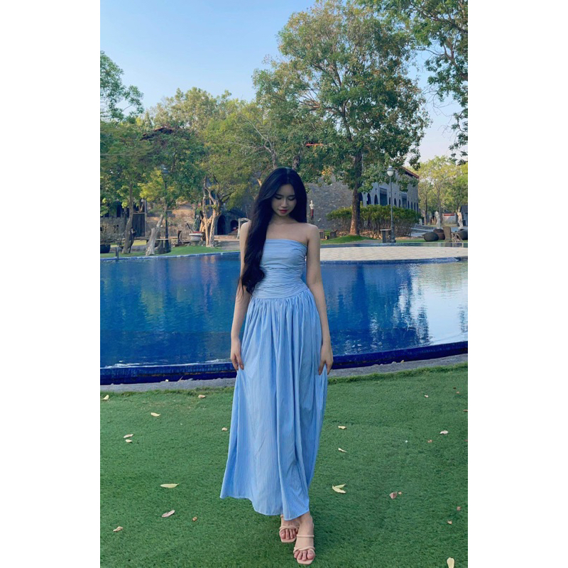 Váy đi biển phong cách hàn quốc HÀNG THIẾT KẾ LOẠI 1 UIMEECLOSET Hana dress chất liệu linen khô | BigBuy360 - bigbuy360.vn