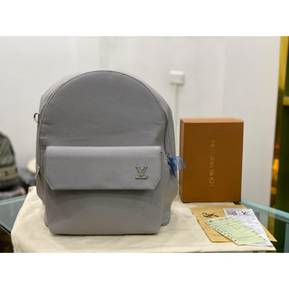 ⚡️[Hight Quality] Hàng Có Sẵn!! Balo LV Luon Vuituoi Aerogram FW24 - Màu Titan Phối Logo Tinh Tế Size Lớn Nam Nữ Đi Họci
