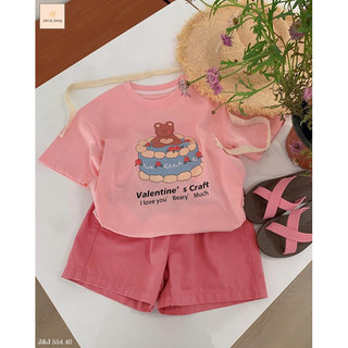 Bộ gấu hồng Melisa