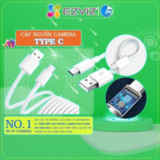  Dây cáp Type C 5M 8M 10M dùng cấp nguồn cho camera Ezviz có chân cắm nguồn Type C