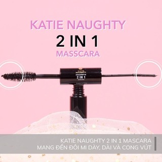 Mascara dài và dày mi 2 trong 1 Katie Naughty Hàn Quốc 12g