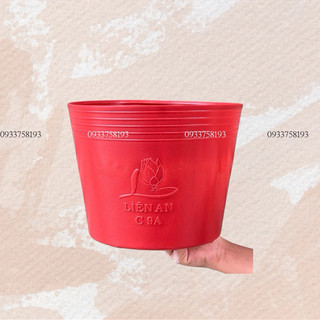 Chậu nhựa liên an c9a đỏ trồng cây