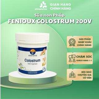 Olivepharma Chính Hãng -Sữa non Pháp Fenioux Colostrum phát triển não bộ cho nhiều độ tuổi hộp 200 viên