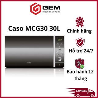 Lò vi sóng kèm nướng 2in1 caso mcg30 ceramic chef 30l màu đen