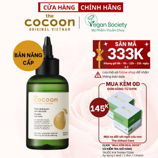 BẢN NÂNG CẤP 2023 - Nước Dưỡng Tóc Tinh Dầu Bưởi Cocoon 140ml - Vegan Society