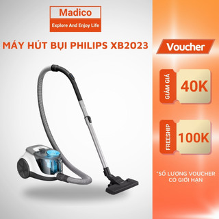 Máy Hút Bụi Philips Có Hộc Chứa XB2023 Công Suất Lớn 1500W Công Nghệ Power Cyclone 4 Bộ Lọc Super Clean Air - madicovn