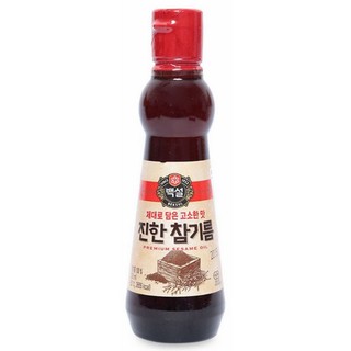 Dầu mè đậm đặc cj foods chai 320 ml hàn quốc