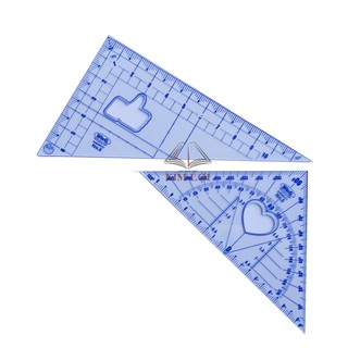 Bộ 2 Thước Eke WinQ No.5/ Thước Đo độ WinQ No. 3