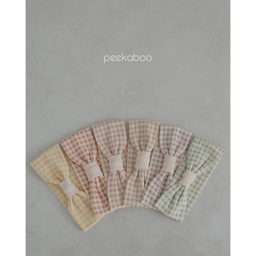 |PEEKABOO| TURBAN KẺ Ô