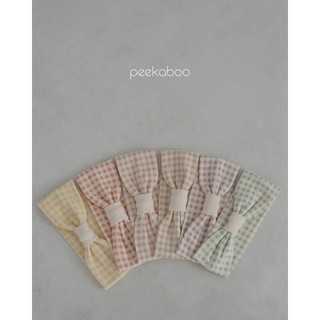|peekaboo| turban kẻ ô