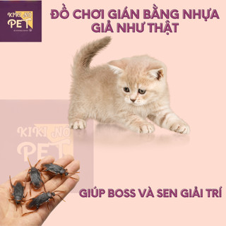 Đồ chơi mô hình mô phỏng con gián bằng nhựa cao cấp giống như thật - kikino