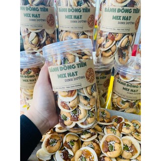Bánh đồng tiền mix hạt dinh dưỡng - bánh mix hạt 450g
