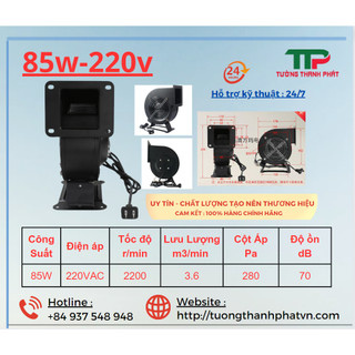 Quạt sò ly tâm hình sên 85w-220v