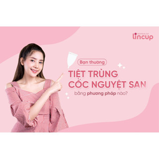 Bột tiệt trùng cốc nguyệt san Lincare, lẻ gói 2g