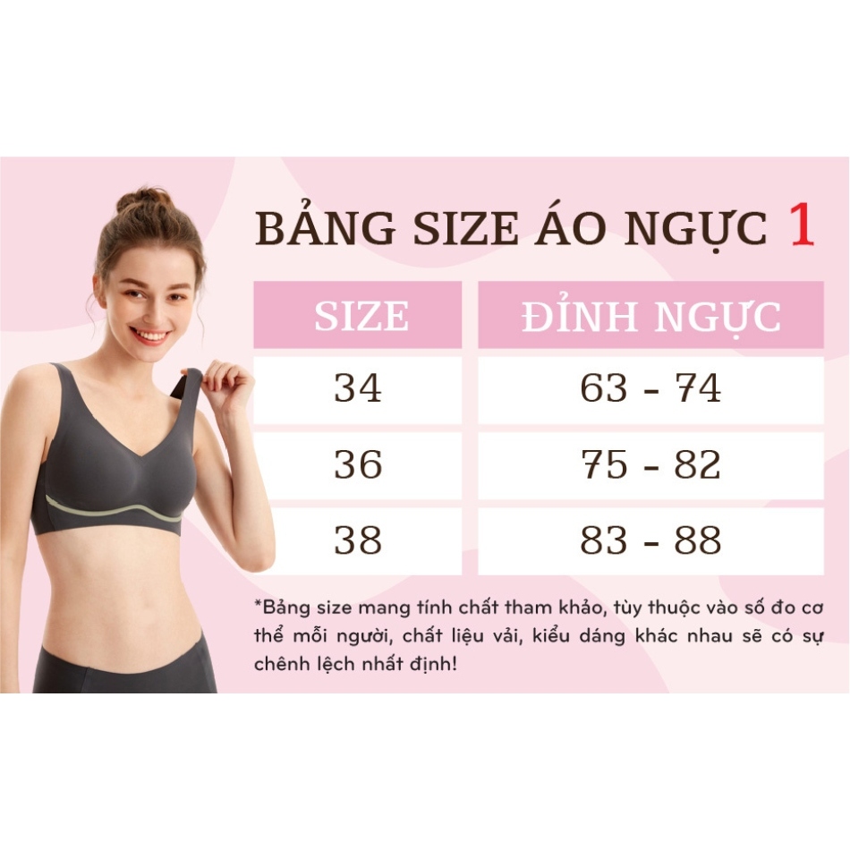 Áo Ngực Không Gọng Mút Mỏng H&L BOUTIQUE Áo Lót Nữ Cotton Đũi 3 Nấc Cài Chắc Chắn AMYBRA A343