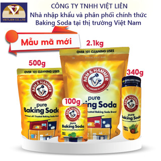 Combo 2: Bột Đa Năng Arm&Hammer Baking Soda 500g Scratchless Cleaning