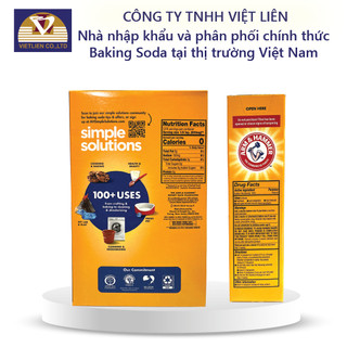 Combo 2: Bột Đa Năng Arm&Hammer Baking Soda 500g Scratchless Cleaning