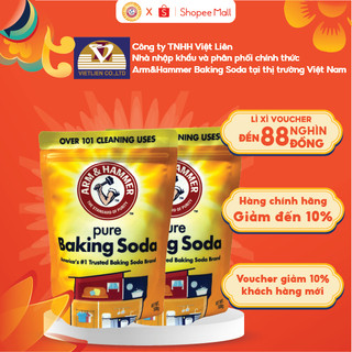 Combo 2: Bột Đa Năng Arm&Hammer Baking Soda 500g Scratchless Cleaning