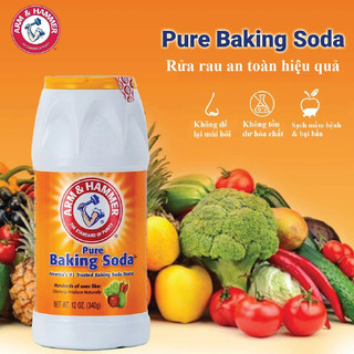 Combo 2: Bột Đa Năng Arm&Hammer Baking Soda 500g Scratchless Cleaning