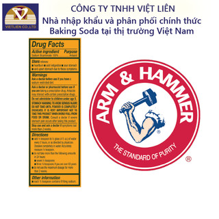 Combo 2: Bột Đa Năng Arm&Hammer Baking Soda 500g Scratchless Cleaning