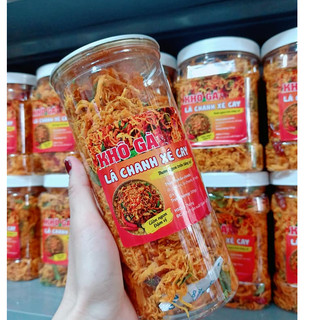 Khô gà lá chanh xé cay hộp 300gram