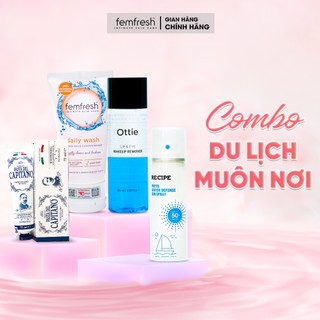 Combo đi du lịch thuận tiện đem lên máy bay khi đi du lịch, chăm sóc cơ thể toàn diện