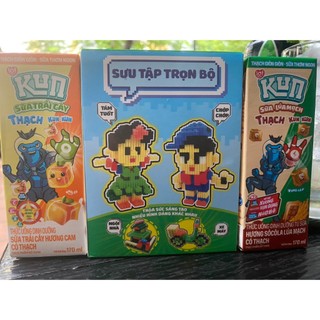Thùng 48h*170ml Sữa Kun Thạch Lúa Mạch, Cam NgoctoanMart