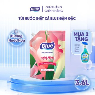 Nước Giặt Blue Đậm Đặc Hàn Quốc Hương Nước hoa - Công nghệ Giặt xả 5in1 - Nước giặt Blue sạch sâu, trắng sáng