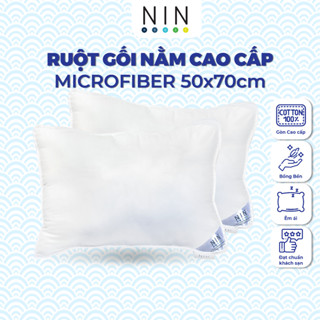 Ruột gối nằm cao cấp NIN House 70x50cm microfiber