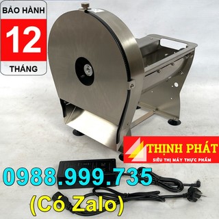 Máy thái lát trái cây chạy điện, máy thái lát cam chanh tắc, bắp cải, hoa chuối, thái thịt