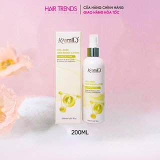 Xịt Dưỡng Tóc Collagen Dạng Sữa Hương Nước Hoa Phục Hồi Tóc KAMI 200ml
