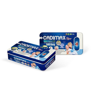 Hộp sắt 60 viên canxi cadimax nano calcium d3 k2 mk7