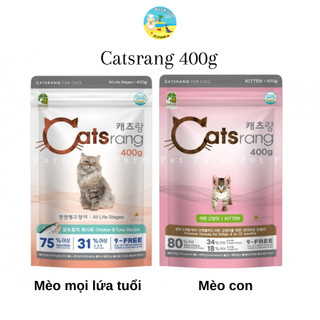 Thức ăn hạt cho mèo con Catsrang 400gr - Nhập khẩu Hàn Quốc
