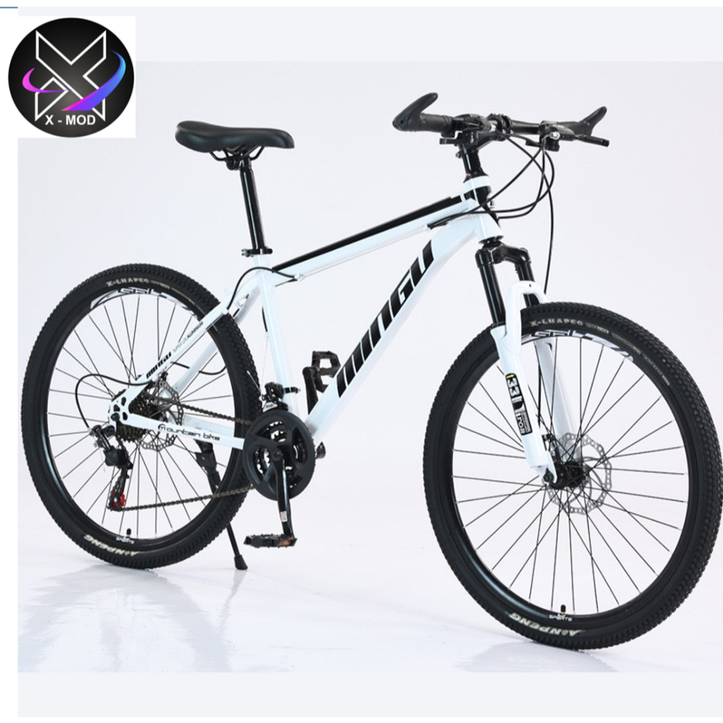 Xe đạp thể thao địa hình vành đúc Limit Racing, L 21 tốc độ,26 inch -Tặng chắn bùn,phản quang, còi, kệ và bình