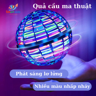 Quả cầu ma thuật, bóng phát sáng lơ lửng có đèn nháy nhiều màu sắc, bóng bay ufo cho bé