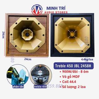 Đôi loa treble kèn 450 jbl 2458h 900w thùng gỗ , loa tép rời 450 có phân tần chống cháy - minh trí audio