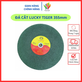 1 thùng 30 viên đá cắt inox sắt thép hiệu lucky tiger 355x2.5x25.4mm màu xanh