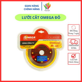 Lưỡi cắt đa năng omega đỏ cắt gạch, cắt đá, cắt bê tông đường kính 105x20x1.2mm