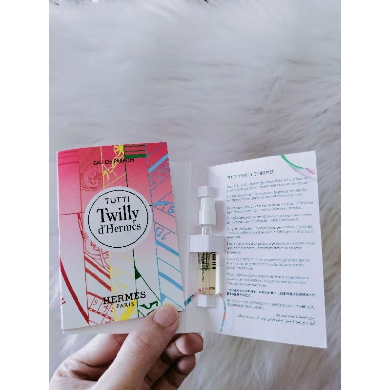 vial Hermès tutti twilly 2ml