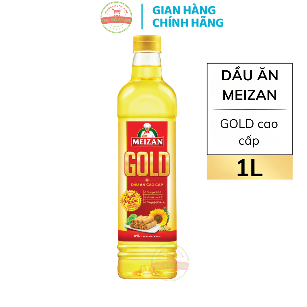 Dầu ăn Meizan Gold - Chai 1L
