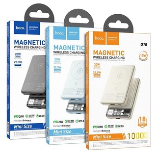 Sạc Dự Phòng Không Dây Hoco Q18 10000mAh. Sạc Nhanh 22.5W + PD 20W